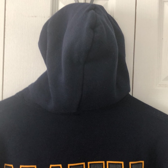Pre-Owned Made in USA Navy Hoodie Size Small - Picture 7 of 8